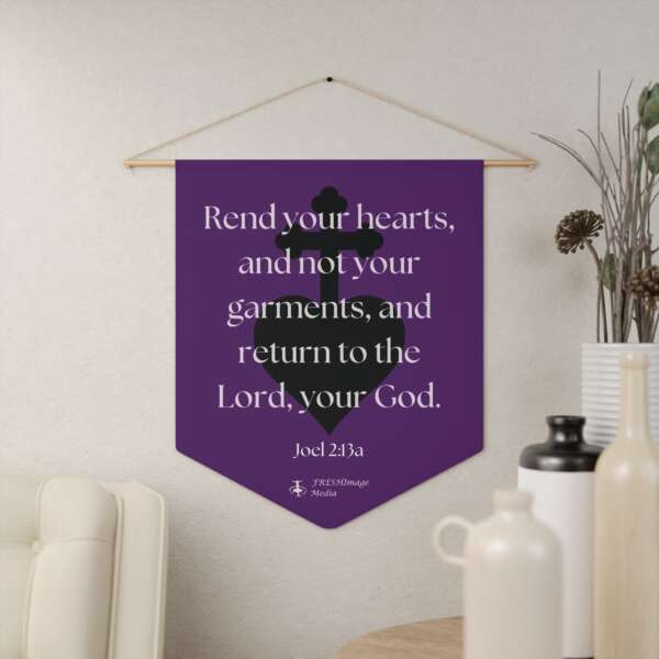 Rend Your Hearts-Lenten Pennant - Image 3