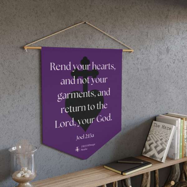 Rend Your Hearts-Lenten Pennant - Image 4