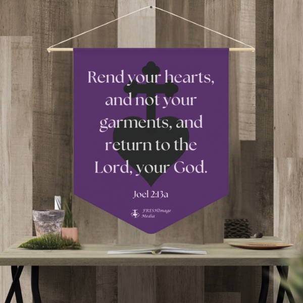 Rend Your Hearts-Lenten Pennant - Image 5