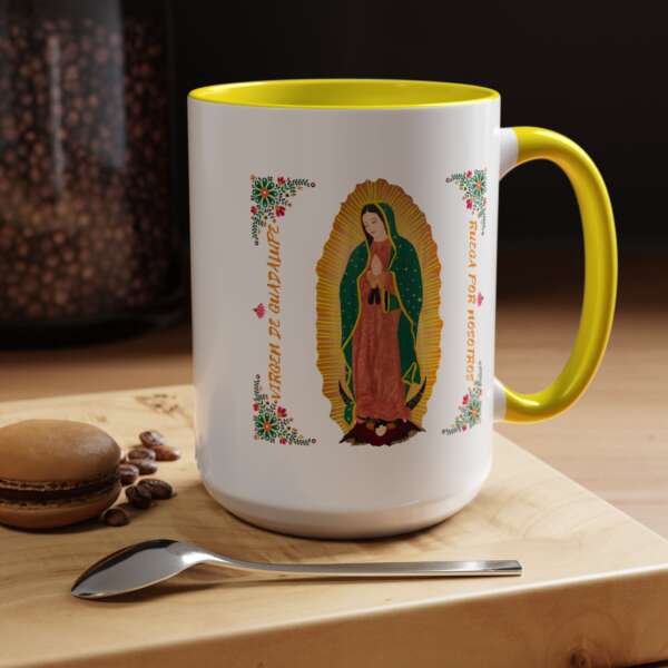 Our Lady of Guadalupe-Mother's Coffee Mug - Image 7