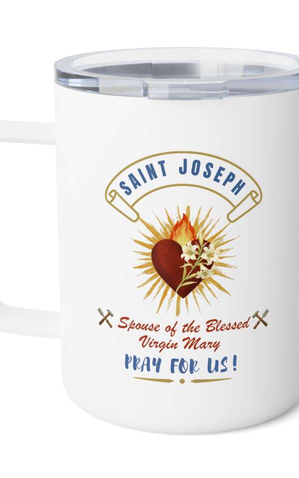 St. Joseph The Worker — 10oz Insulated Travel Mug